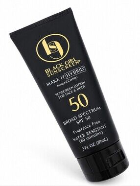 Black Girl Sunscreen Make It Hybrid SPF 50 Mineral Combo 3 oz Exp 05/2027